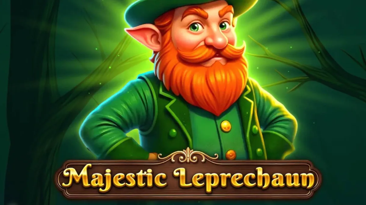 Mobile gameplay interface ng Majestic Leprechaun slot